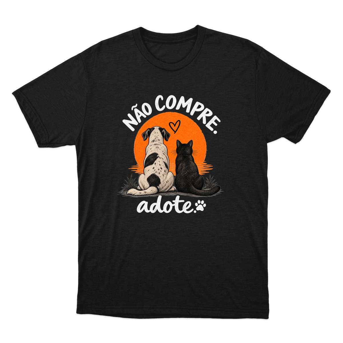Camiseta Não Compre, Adote