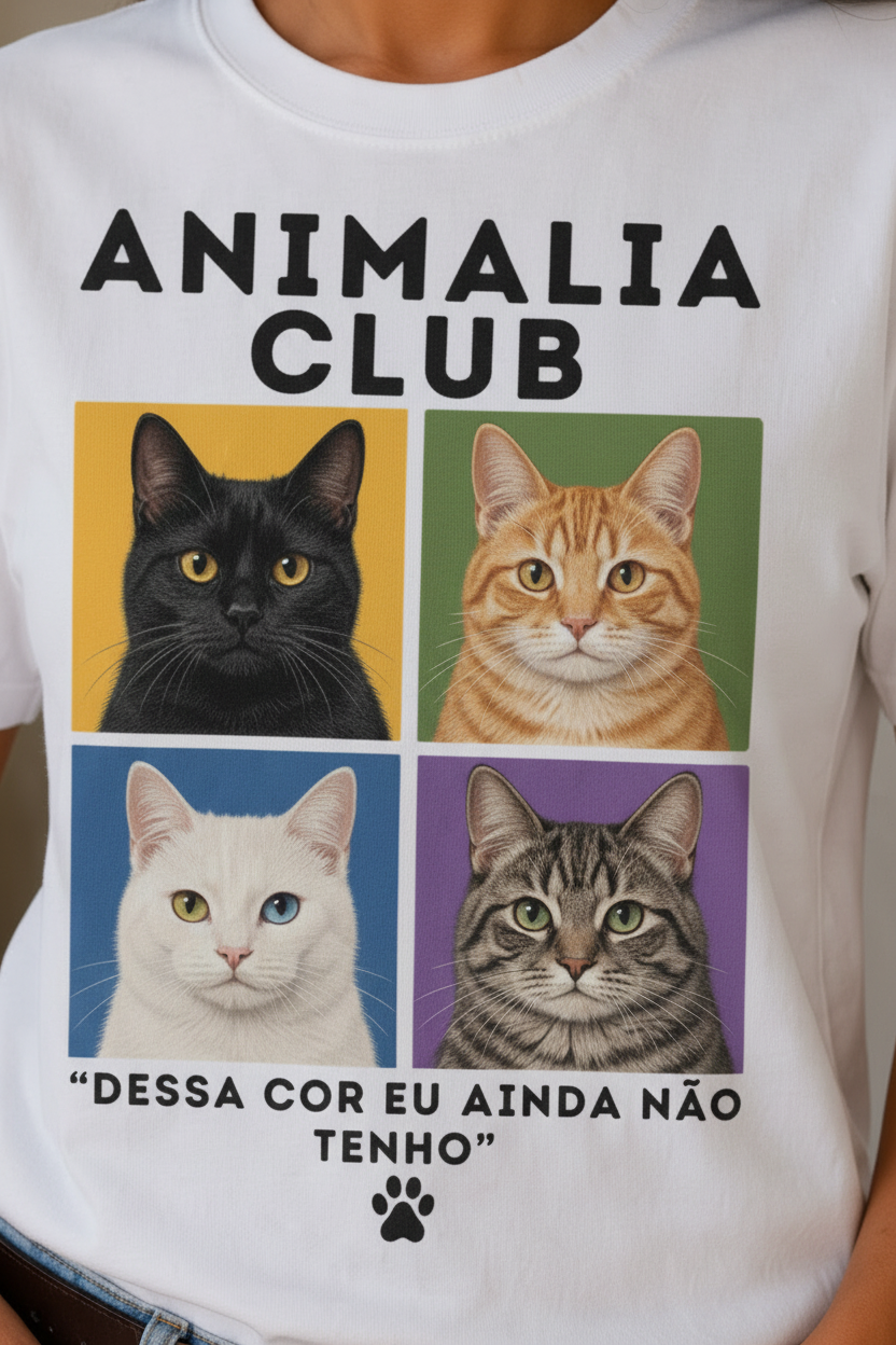 Camiseta Dessa Cor eu Não Tenho
