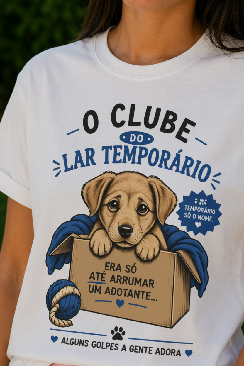 Camiseta Lar Temporário
